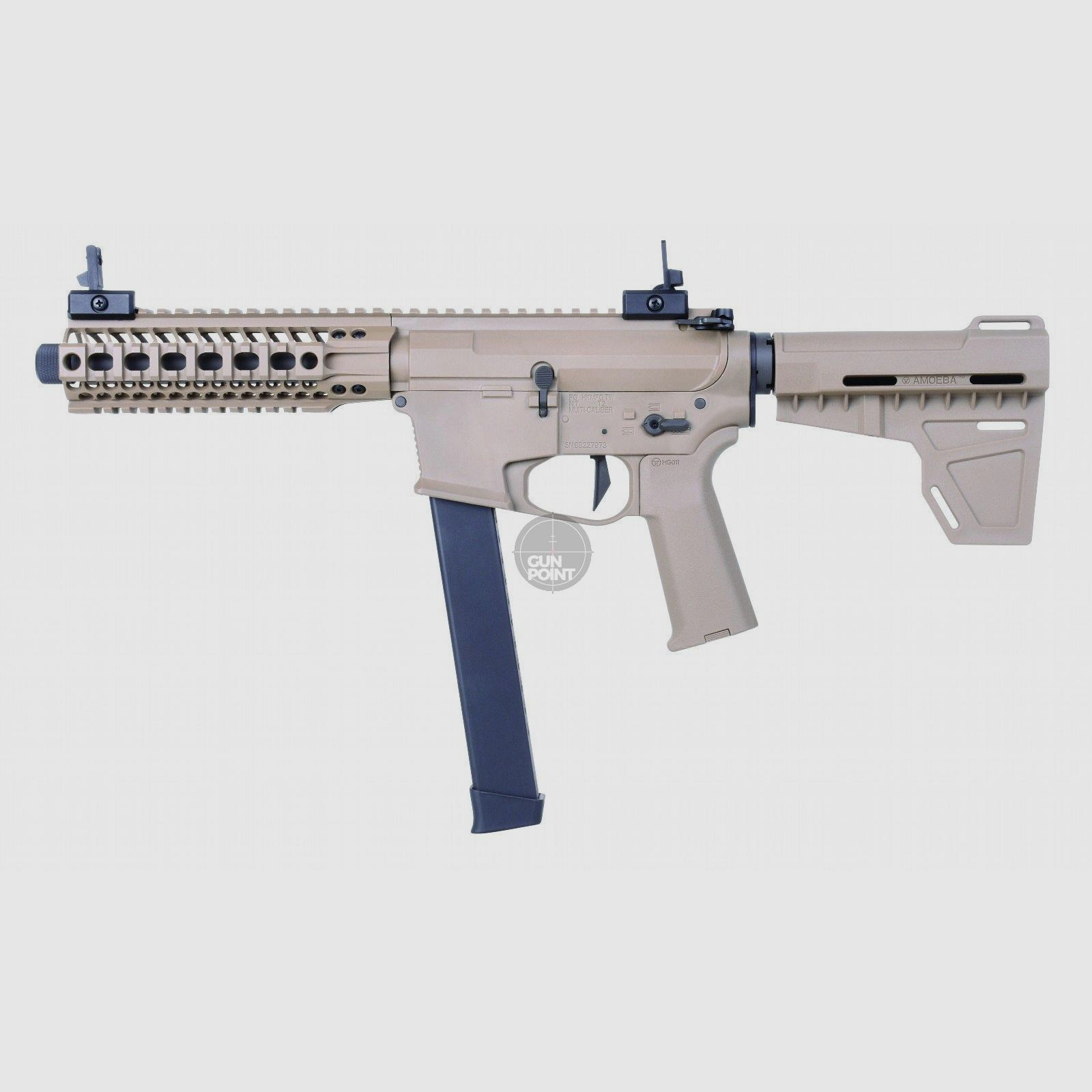 Softair - Gewehr - Ares - M45S-L EFCS S-AEG dark earth S -L - ab 18, ber 0,5 Joule