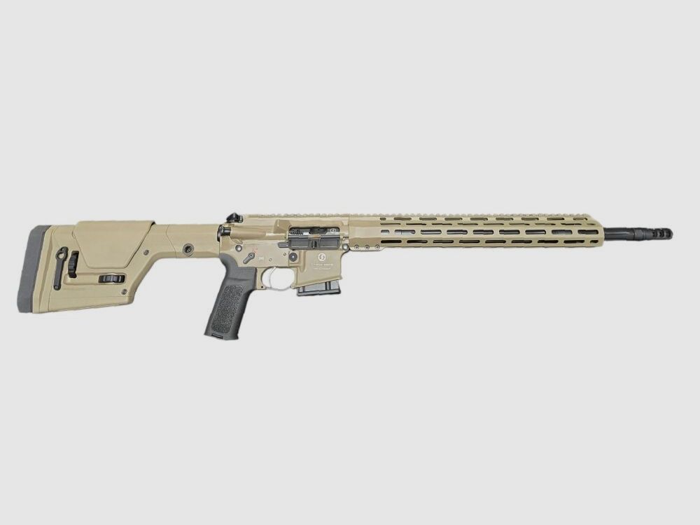 SCHMEISSER AR15 DMR 18“ FDE Schmeisser DMR 18" AR15 en FDE immédiatement disponible, expédition +25€ - PV: 3878€ Schmeisser DMR