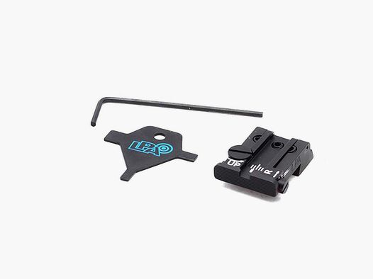 LPA TPU57ZC07 Ajustable alza para CZ 75, 85 Nuevo Modelo