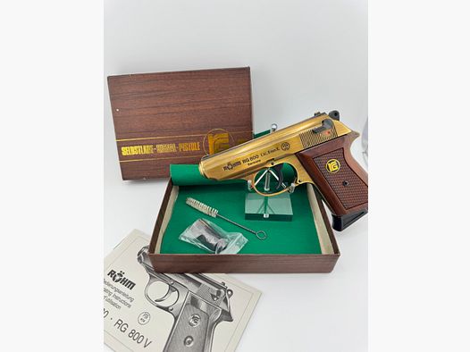 Röhm RG 800 SSW Sondermodell „Altmessing“ - PTB 414 - Beschussjahr KD (1993)