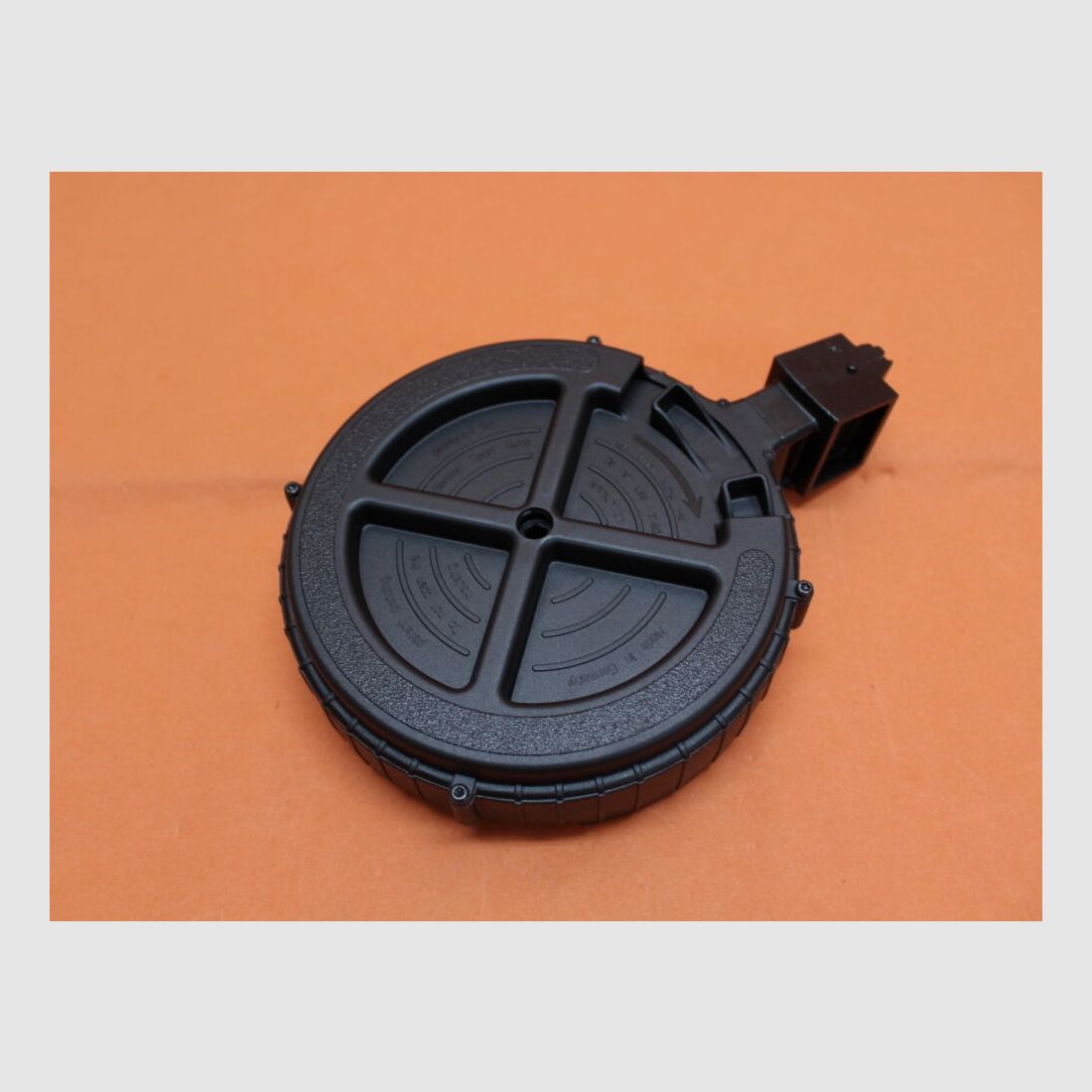 GSG German Sport Guns Ruger 10/22: Caricatore German Sport Guns 110 colpi .22lr Polimero nero (caricatore a tamburo)