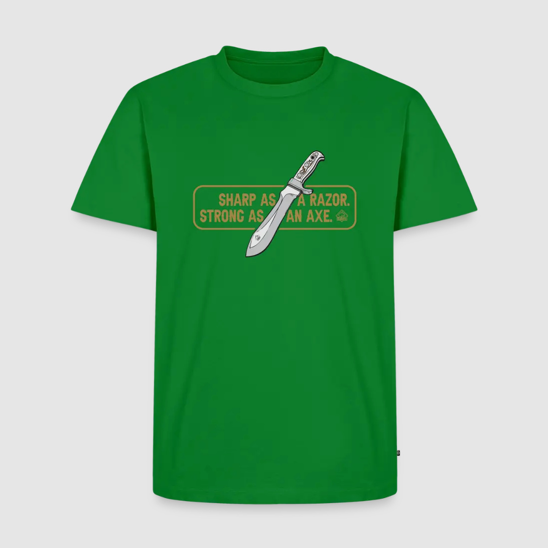 PUMA Męska Premium T-Shirt "White Hunter Sharp & Strong"