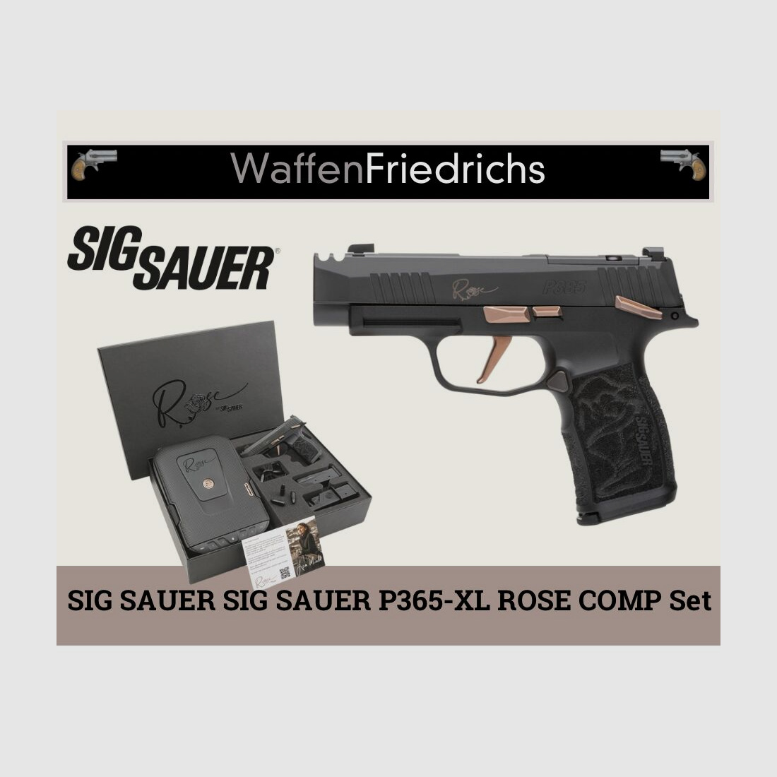 Sig Sauer P320 P365-XL ROSE COMP OR Set 9mm Luger - Waffen Friedrichs