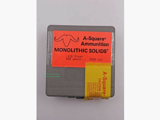 A-Square Munitions pour Fusils .416 Rigby