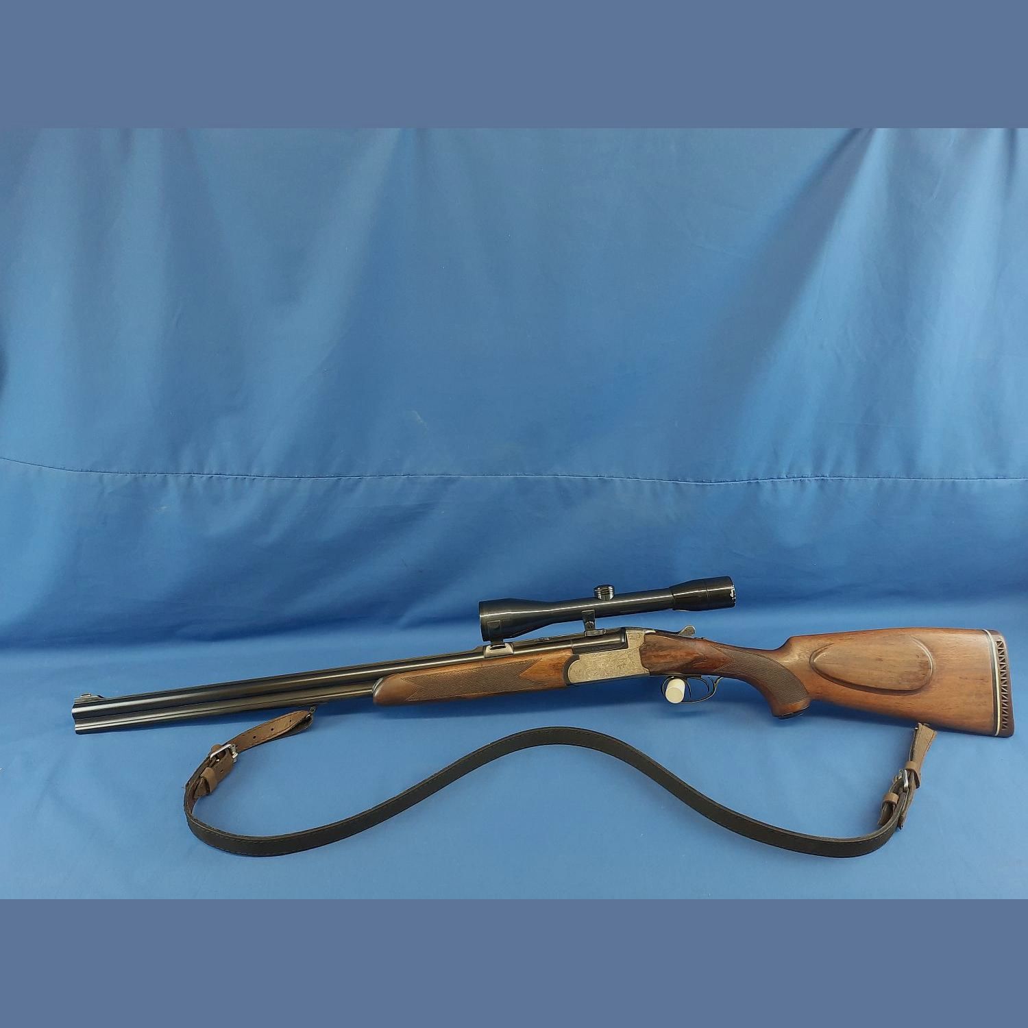 Bockbüchsflinte Antonio Zoli / Waffen Schmidt Graz Kal.16/70 und 6,5x57R mit Optik, Bild 1 von 7