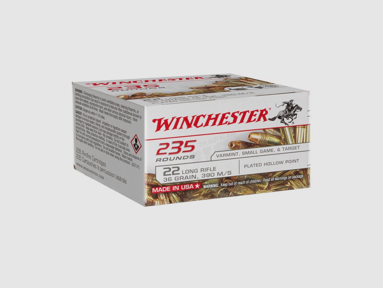 WINCHESTER 22LR SUPER X LHP CP 36GR X235