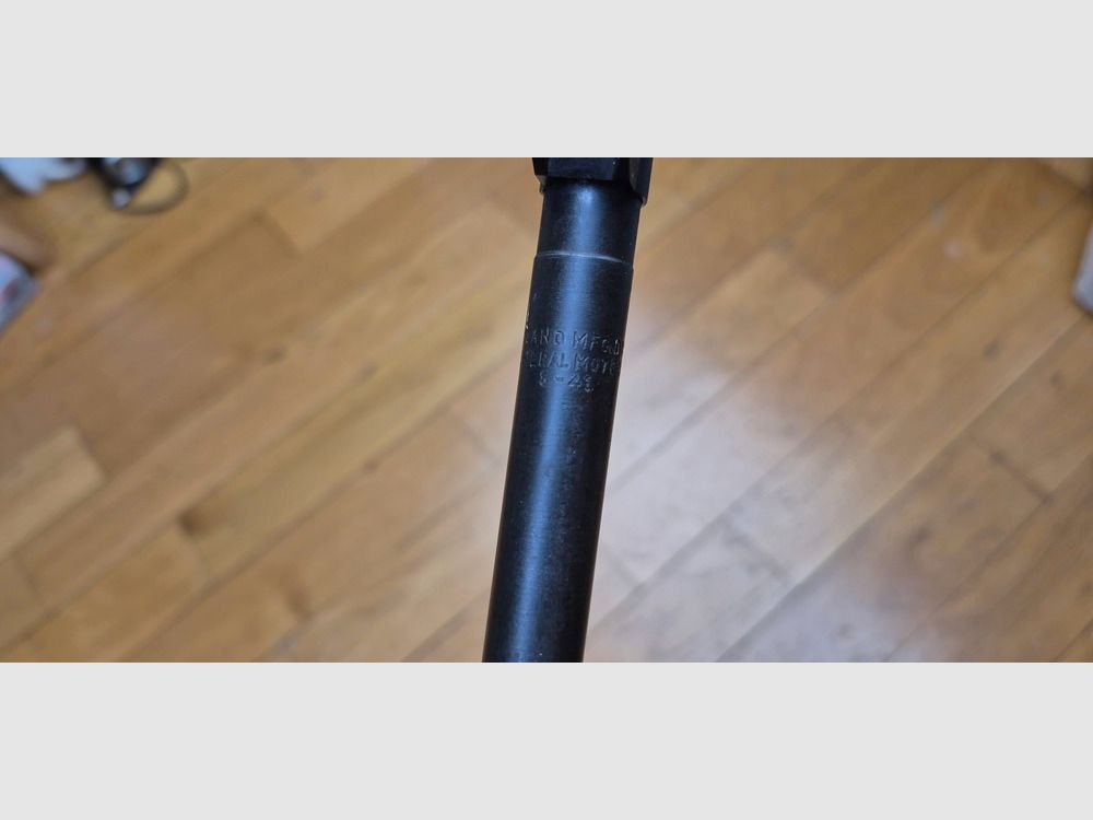Tombée du Himmel! Rarissime USM1 A1 Fallschirmjägerbüchse der ersten Serien – Inland-Waffen von Mai 1943 – 1. Serie von 70.948 Waffen – 100% Inland und 100% original – Kal. .30 M1 – Rarität in ausgezeichnetem mechanischen und ästhetischen Zustand – Kat B 2e)! – TBE++, Bild 37 von 55