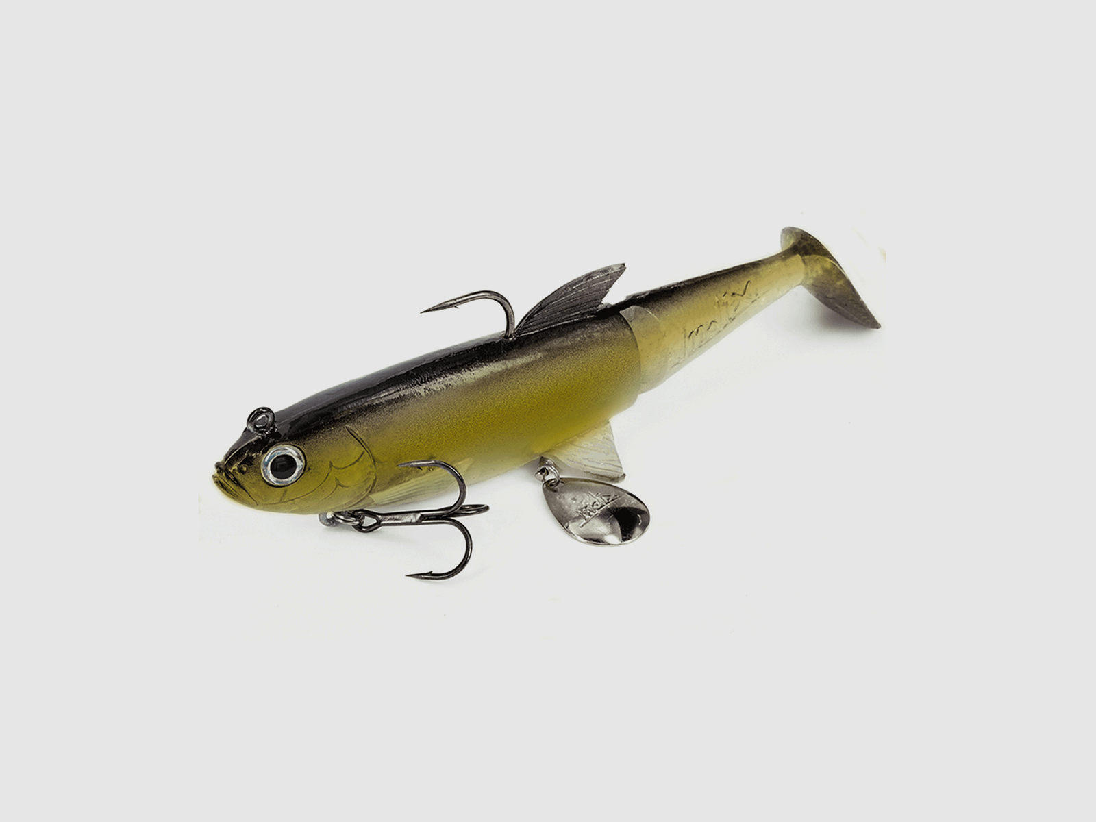 MOLIX – SHAD 120 4.75″ SWIMBAIT 12cm 35g 1.1/4oz Brown Gold