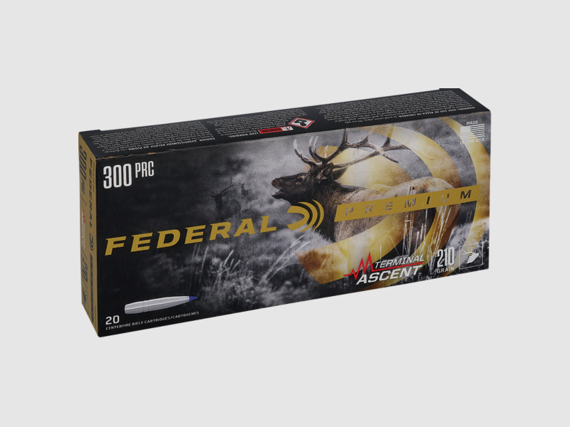 Cartuchos Federal Terminal Ascent Calibre 300 Prc 210Gr Terminal Ascent, imagen 1 de 6