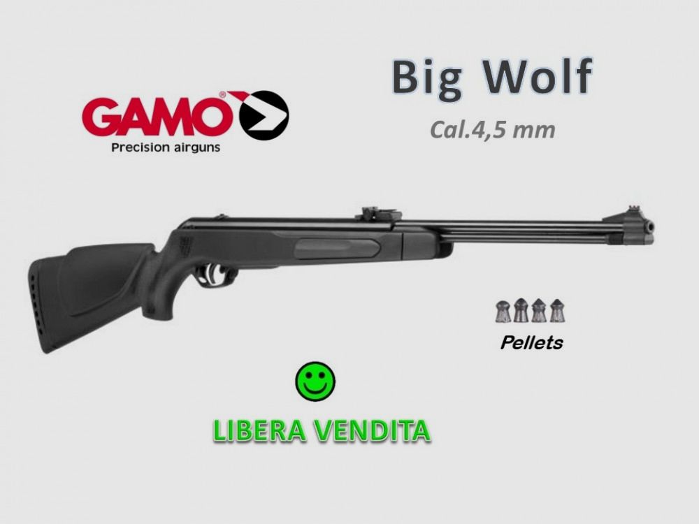 GAMO BIG WOLF cal.4,5 vente libre
