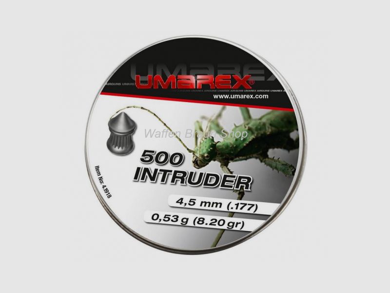 Umarex LG Munition Intruder Spitzkugeln 4,5mm a500 St.#4.1918""
