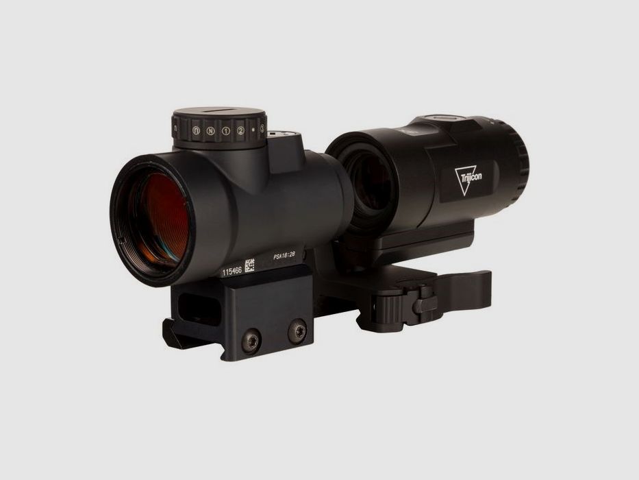 MRO HD 1x25 Red Dot 2.0/68MOA Combo LED Black