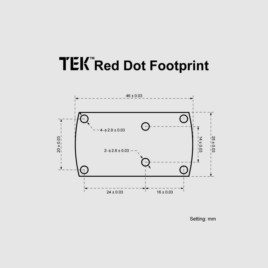 Basis für Red Dot TEK Fußabdruck, Bild 6 von 6