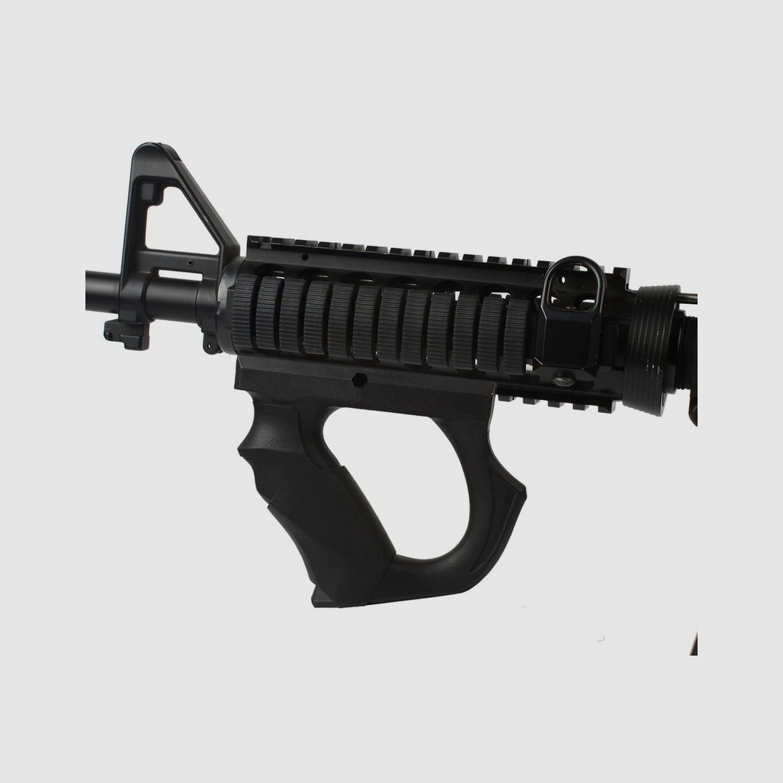Grip anteriore Foregrip Impugnatura angolata | WB1001 Nero | per guida Picatinny da 20mm | NUOVO & mai usato, immagine 4 di 4