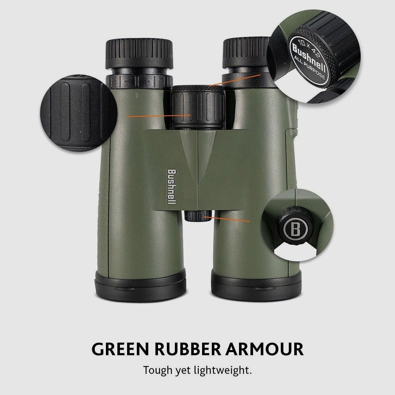 Prismáticos Bushnell de uso general 10x42mm verde