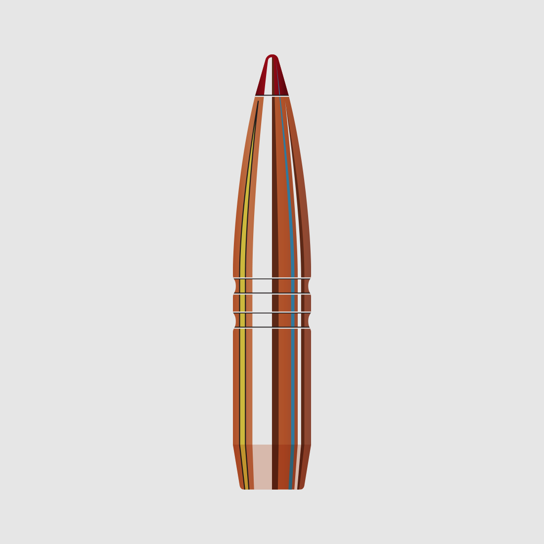 Hornady Geschoss 6,5mm/.264 CX 130GR bleifrei 50 Stück, Bild 1 von 6