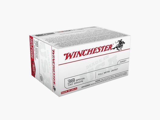 Balles 38SP Pi USA 130 gr Fmj X100