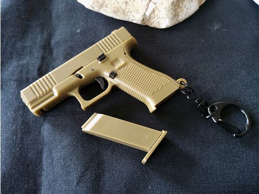 AUSVERKAUF! Anhänger "Glock", spannbar, abschlagbar, Magazin entnehmbar