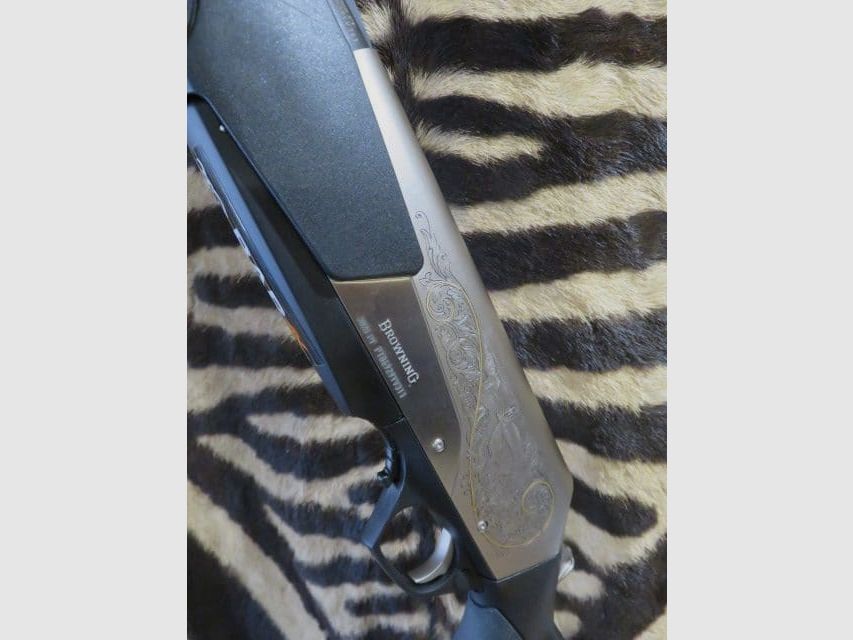 BÜCHSE BROWNING Bar 4X Ultimate Thumbole Compo Adjust voll schwarz Kal. 9,3×62 Lauf 53cm, Bild 6 von 10