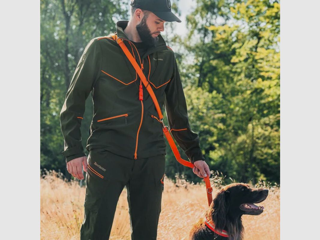 Giacca Deerhunter Chamois verde elasticizzata e idrorepellente, immagine 1 di 16