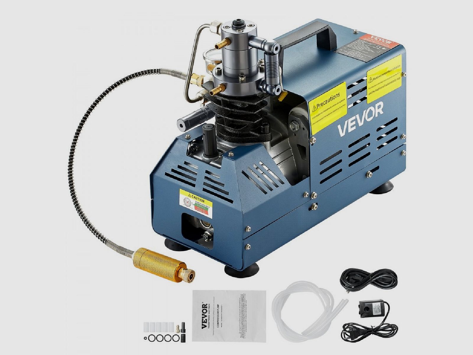 Compressore Vevor 300 bar raffreddato ad acqua
