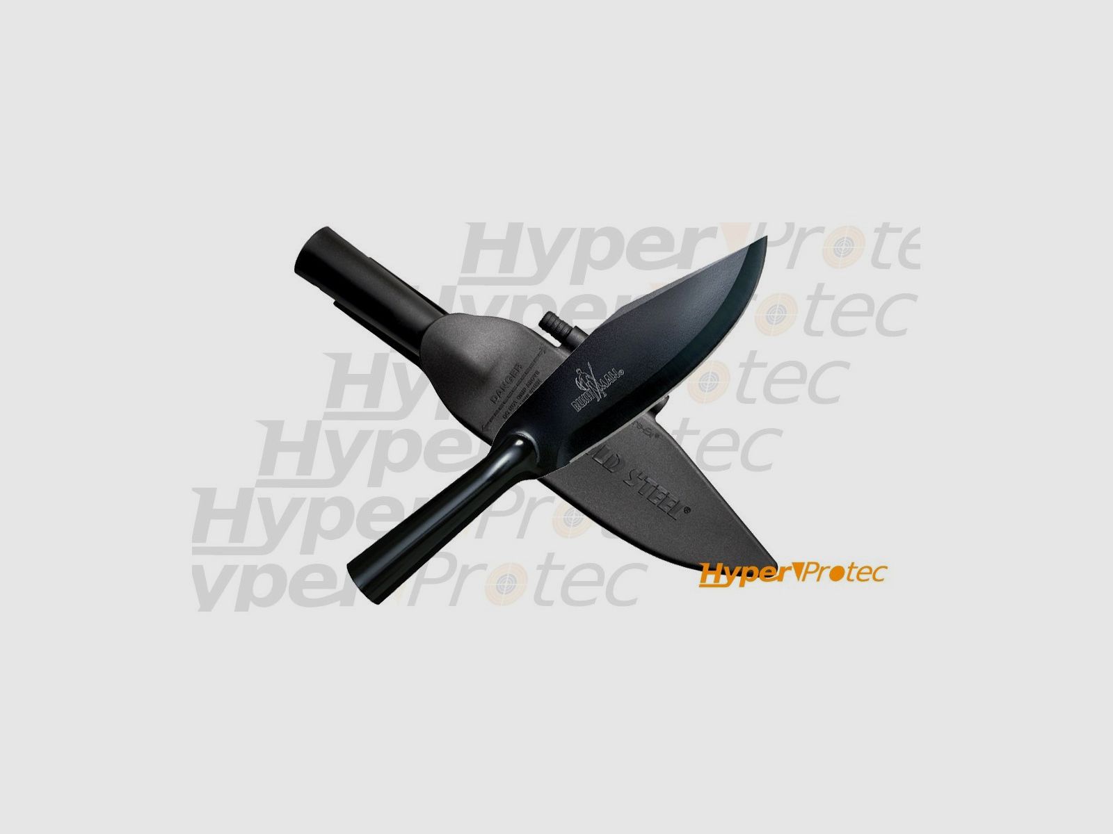 Bushman Bowie Messer Klinge Cold Steel ganz aus schwarzem Metall, Bild 3 von 4