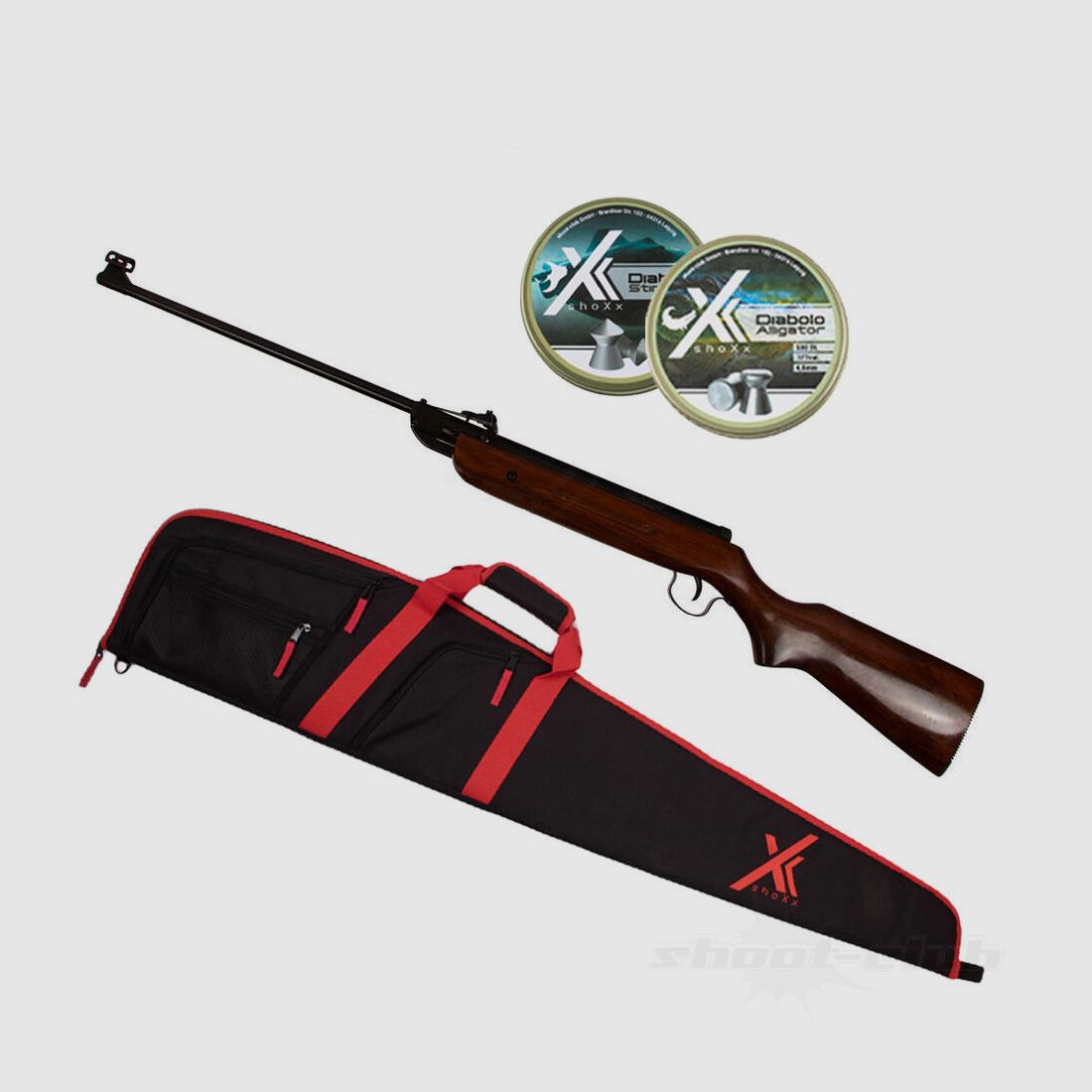Norconia B2 Luftgewehr Kaliber 4,5 mm Futteral Set