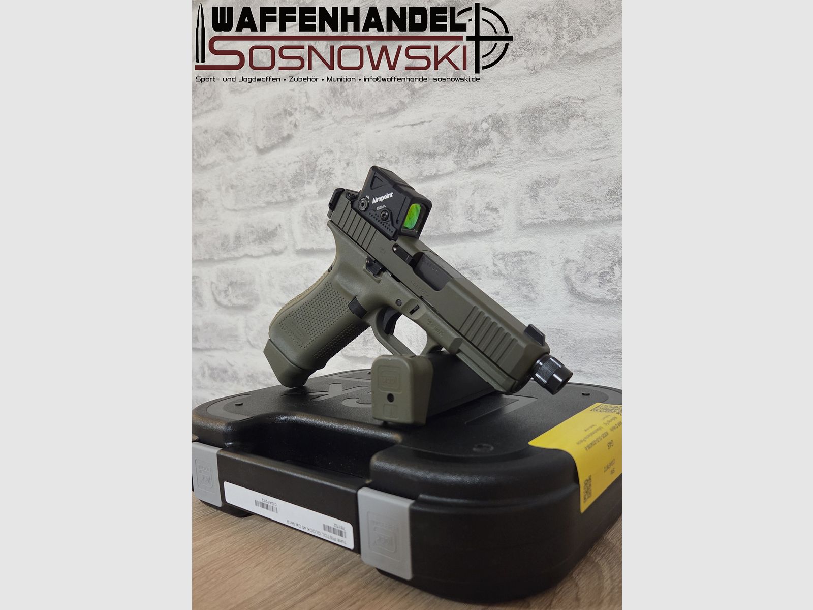 Glock 45 MOS/FS/GL A-CUT™ Hunter Combo / Aimpoint COA 9mm Luger