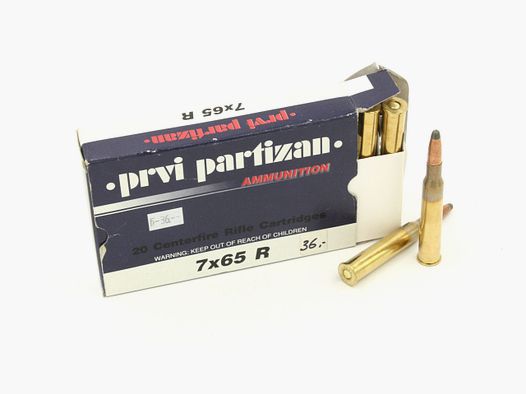 Prvi Partizan, 7 x 65 R, SP, 173 gr., 20 pcs.