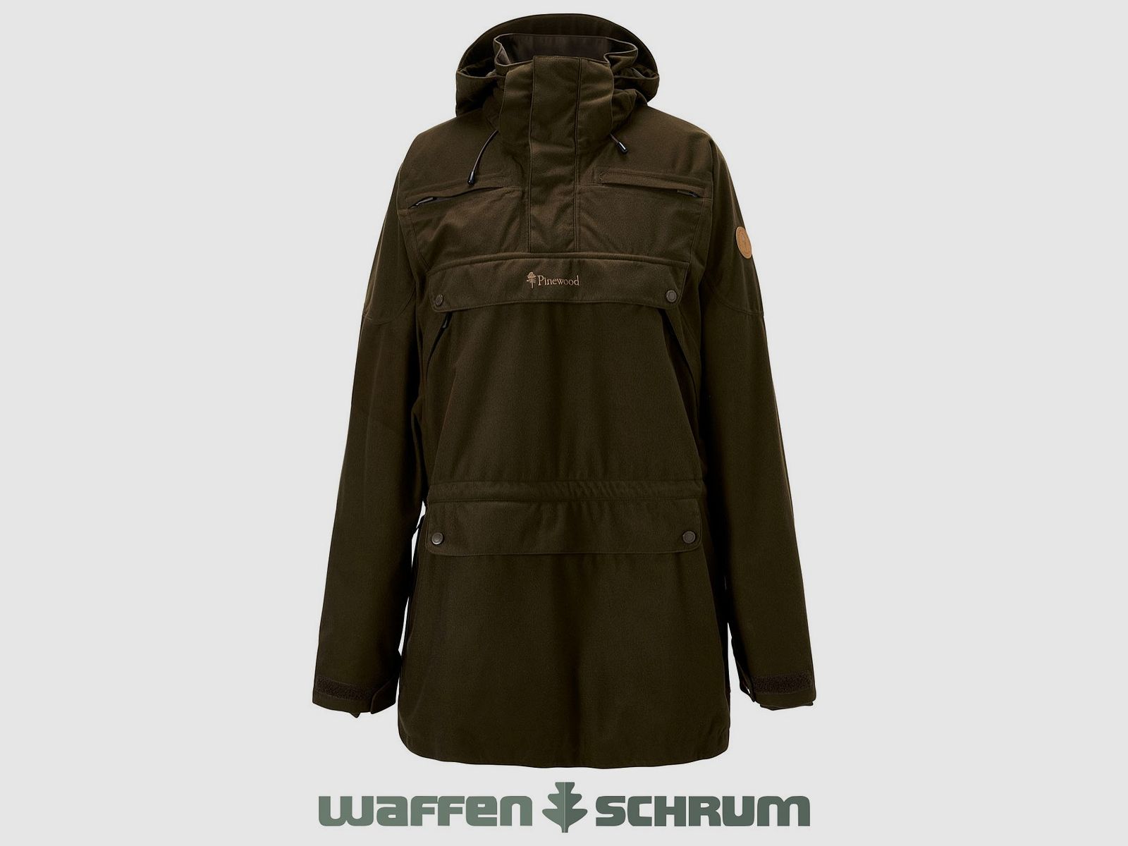 Smock en pin de Furudal Chasseurs en daim marron