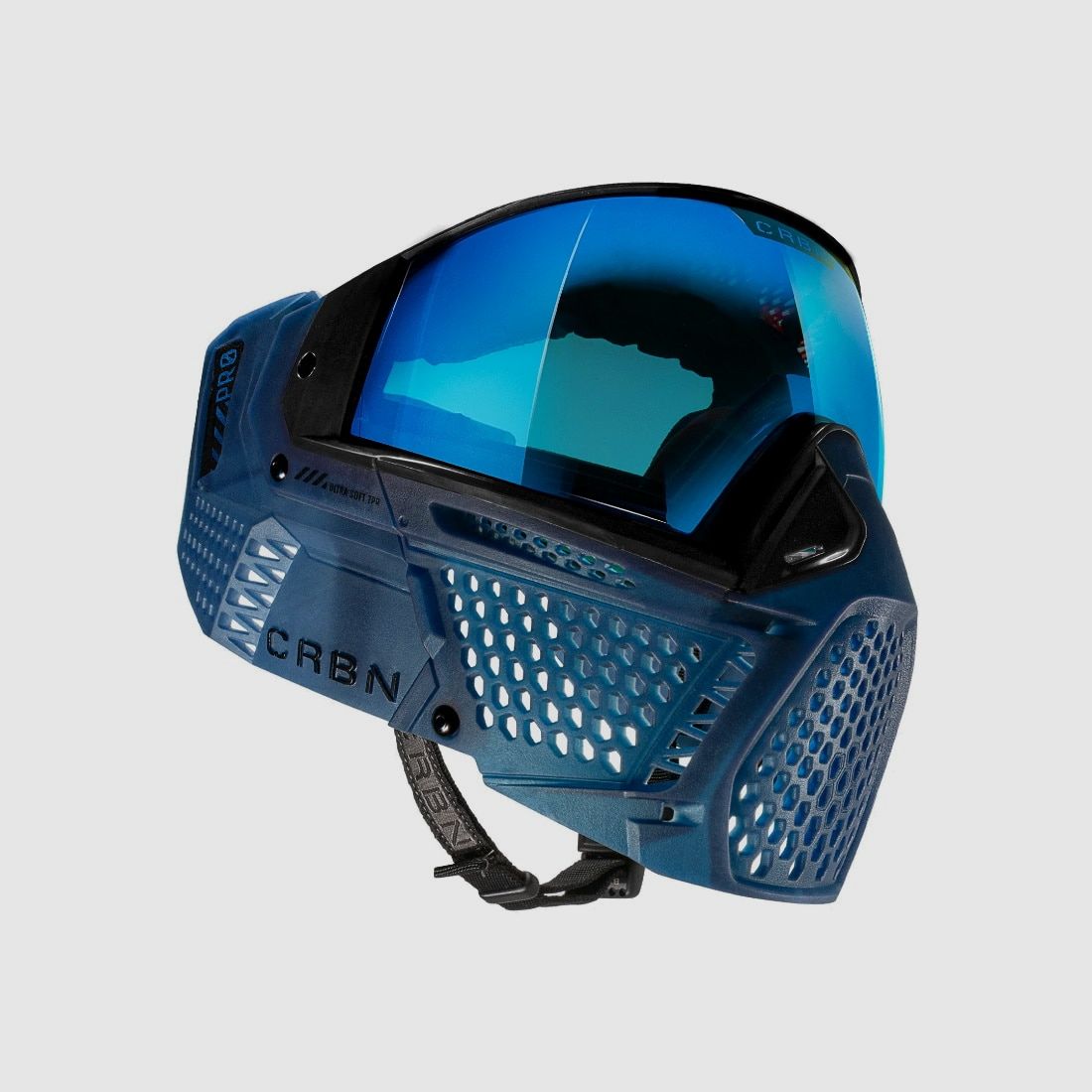 Carbon ZERO PRO Paintball Thermal Maske (Navy)