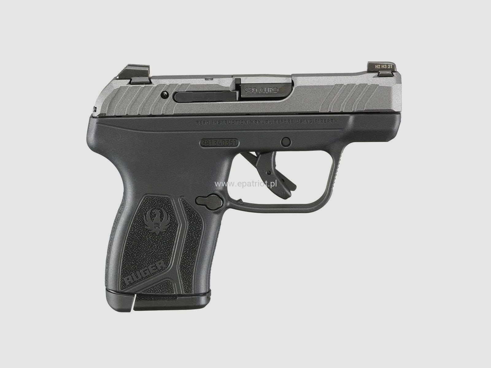 Pistole Ruger LCP Max Tungsten/Black 13718, Bild 1 von 5