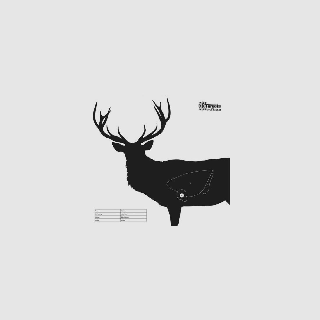 X-Targets – Hirsch Zielscheibe