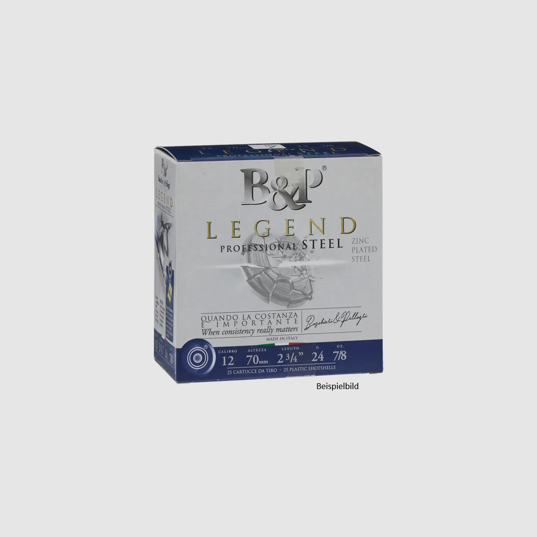 B&P F2 Legend Steel 12/70 28g Nr. 7