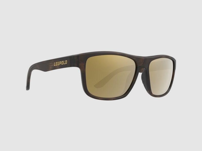Leupold Katmai Matte Tortoise Bronze Mirror Shooting Glasses, image 1 of 7