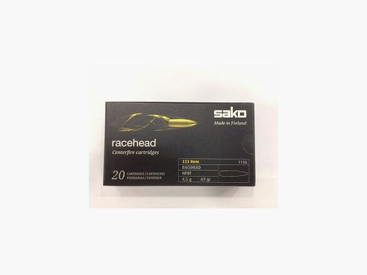 SAKO PATRONEN Kal. 223 Rem 69 gr