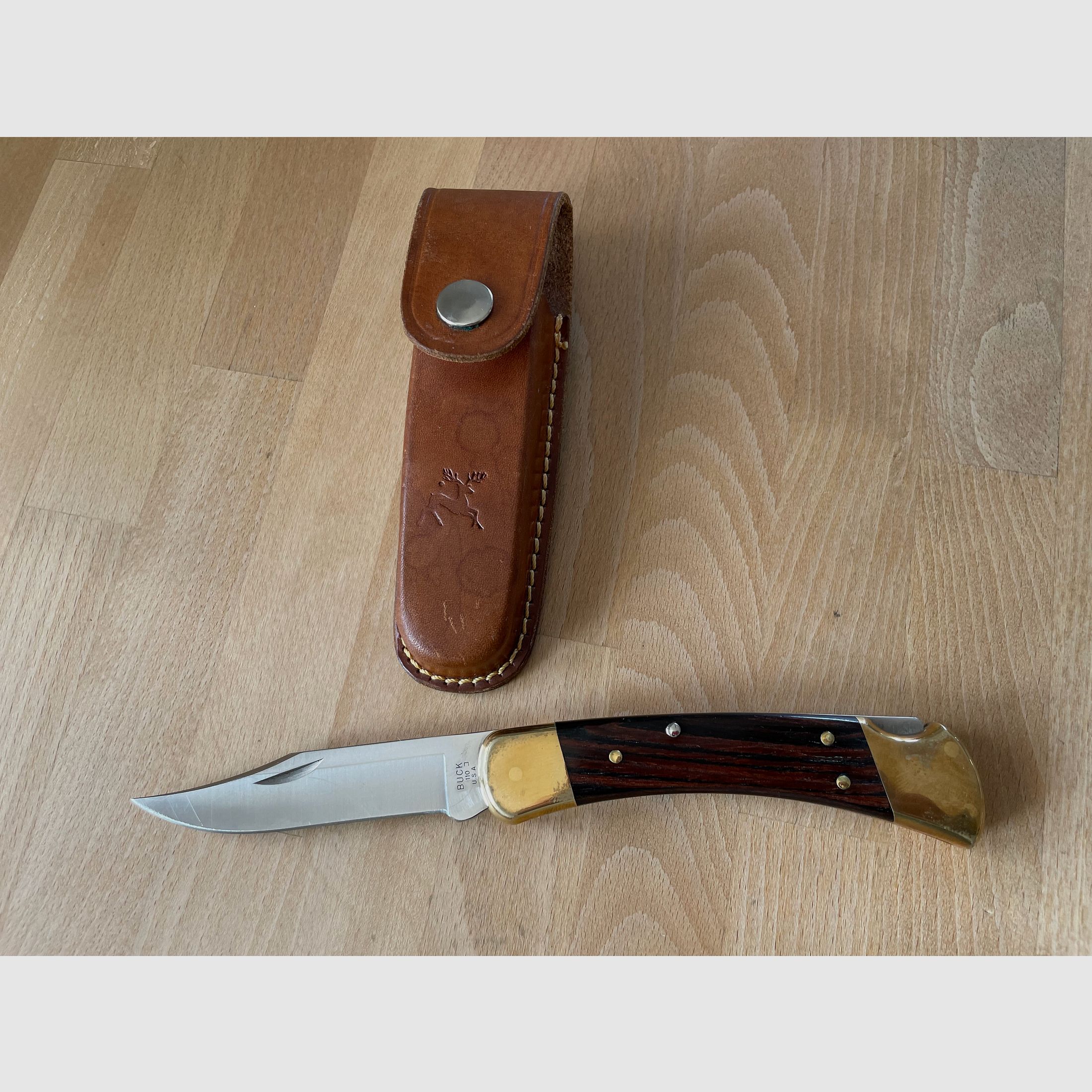 2x Buck 110 Folding Hunter