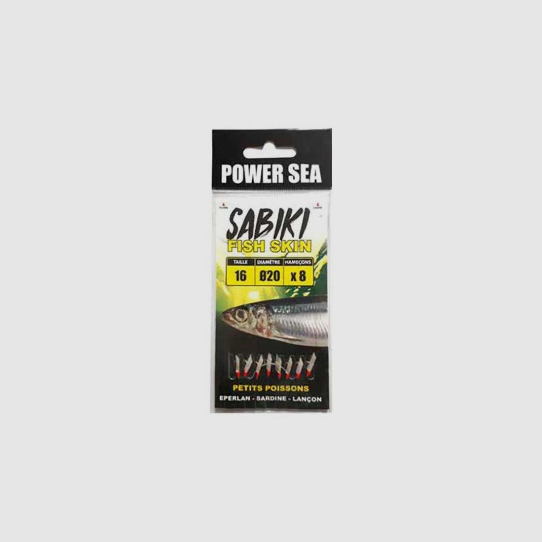 Montage Powerline Sabiki Fish Skin Taille 18 x8