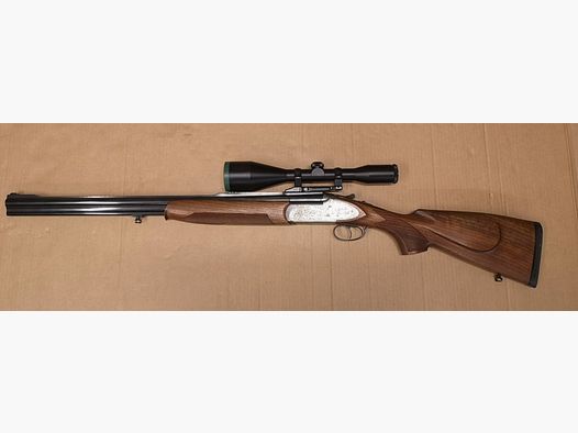 Bock rifle S2000 Luxury 7x65R and 12/70 side lock