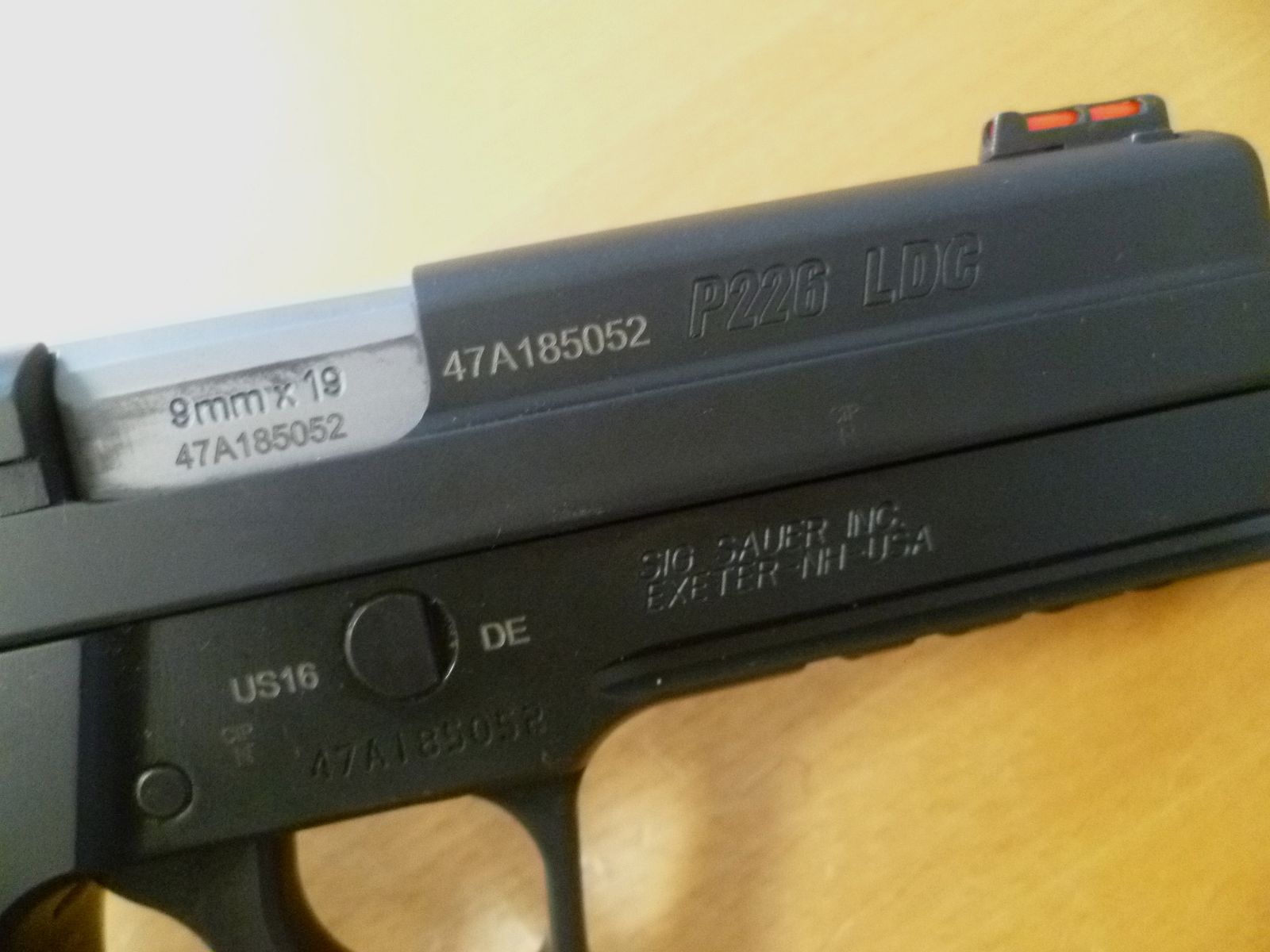 Pistola SIG Sauer P226 LDC II Tacops 9mm Luger