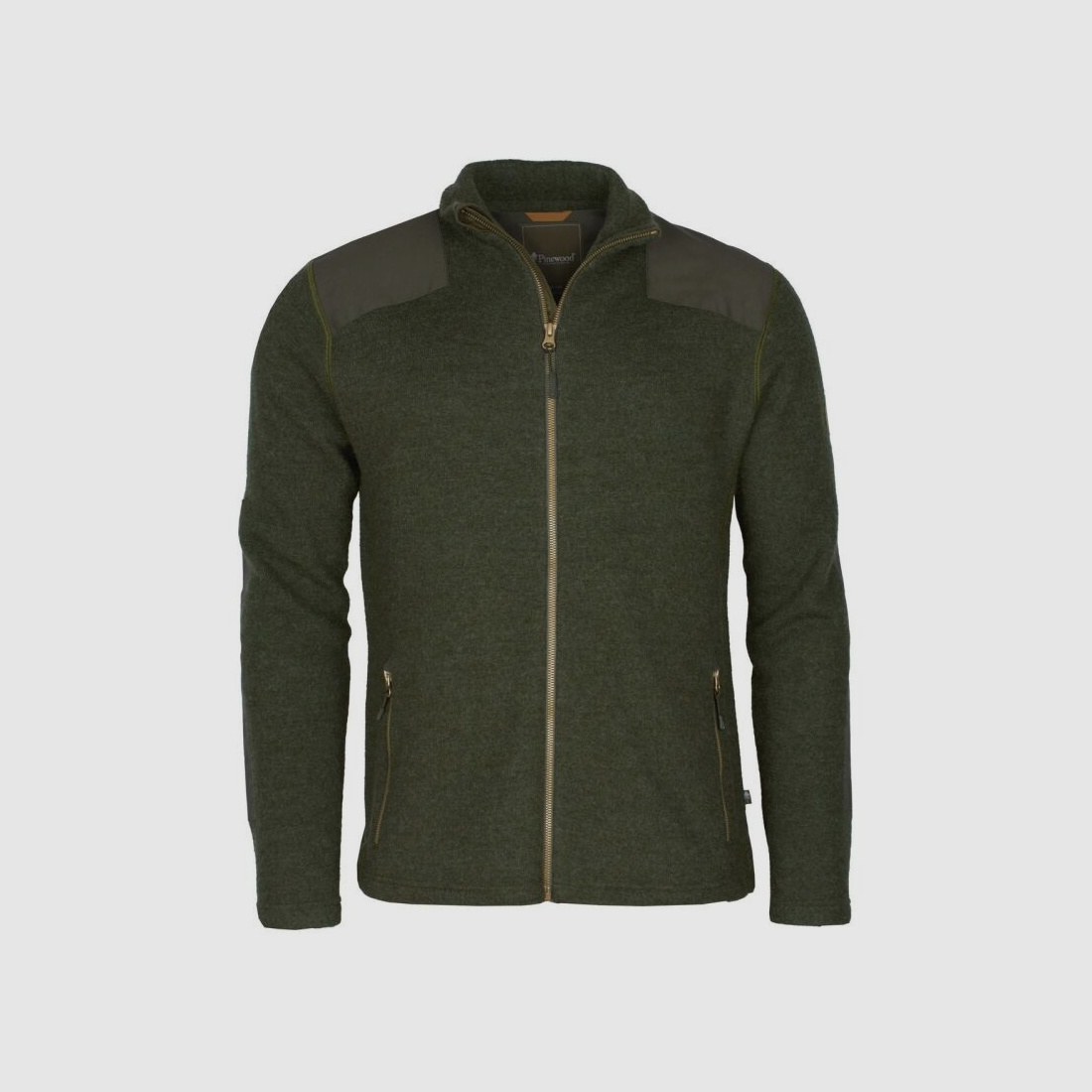 Pinewood Herren Wolljacke Lappland Green Melange