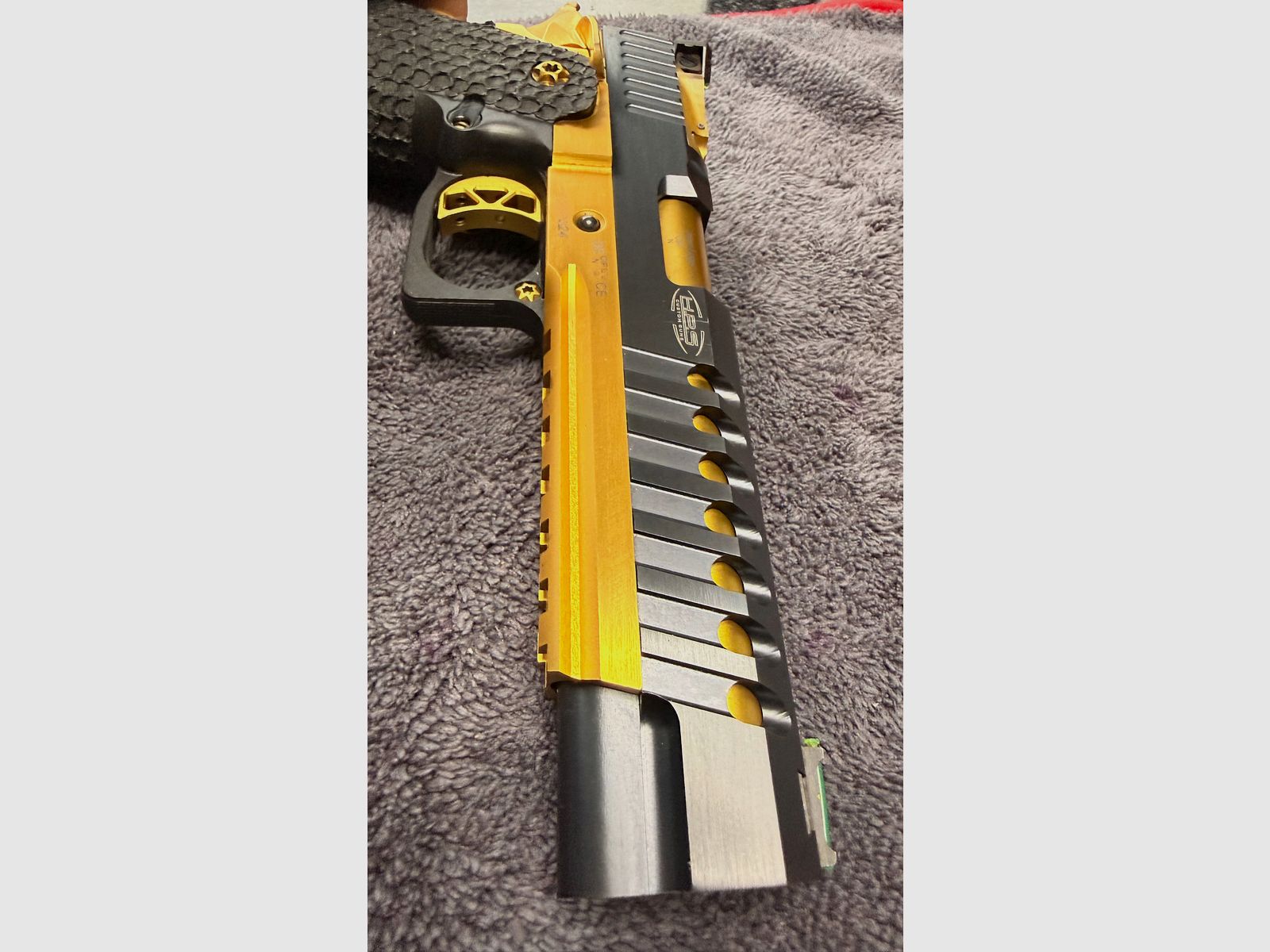 IPSC Standard optics STI 2011 HPS Range Master 5.4“ 9mm Luger with front cut, Picatinny rail, weapon is optic ready not CZ Shadow, Infinity, KMR, Sig Sauer, Walther, Beretta