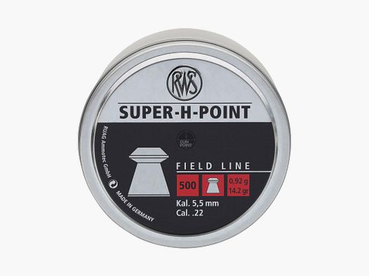 RWS Diabolos Super-H-Point - Kal. 5,5 mm - 0,92g - 500 Stck.