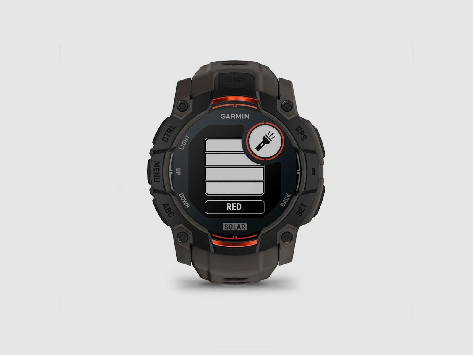 UHR – GARMIN – INSTINCT® 3 | 50MM | SOLAR | Schwarz mit Charcoal Silikonarmband, Bild 6 von 19
