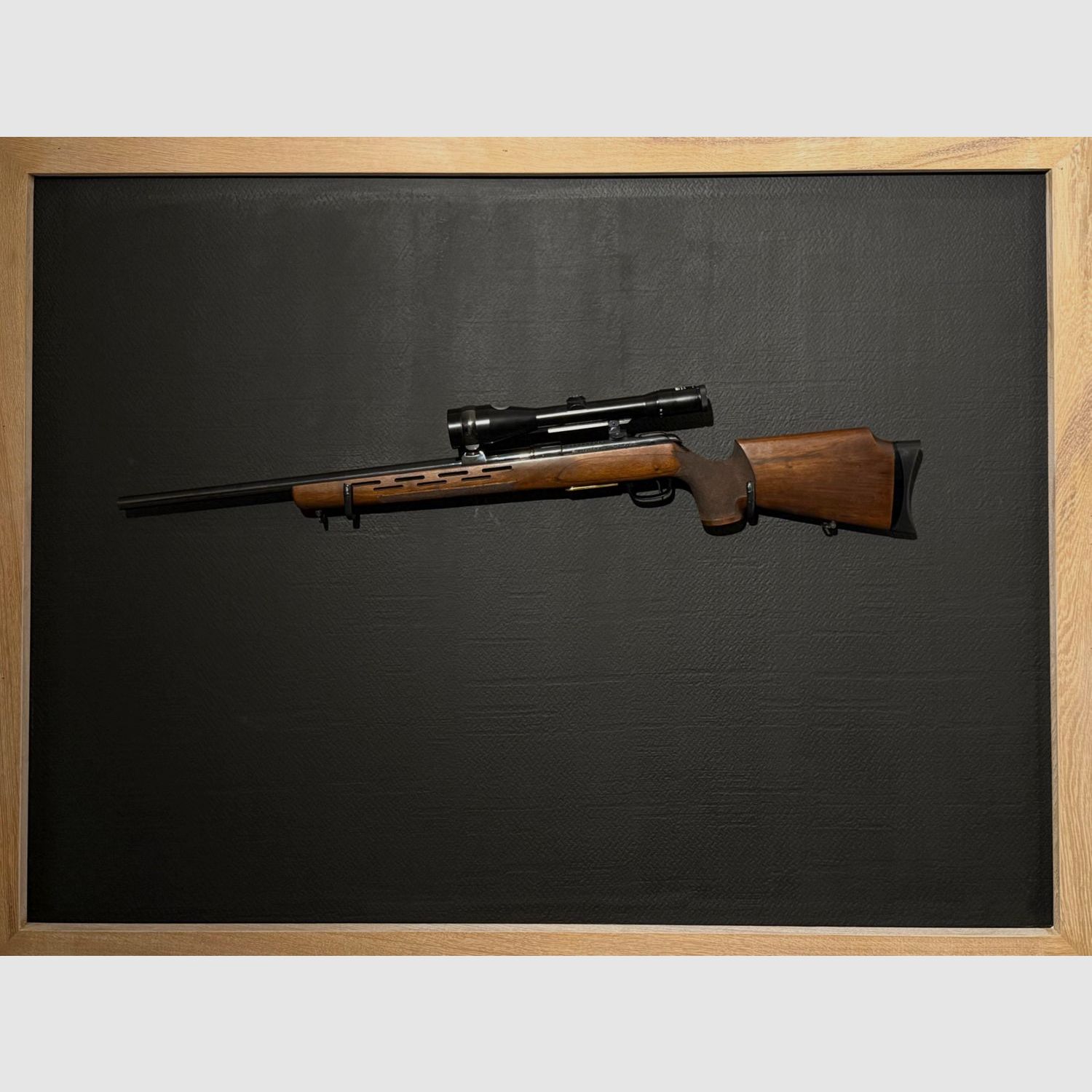 Match rifle: Krico 600 cal. 222 Rem. with Zeiss 2.5-10x52 - TOP condition