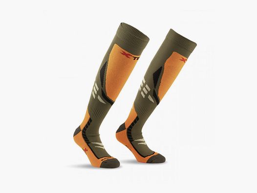 Calcetines deportivos técnicos XTECH invierno X-ORANGE
