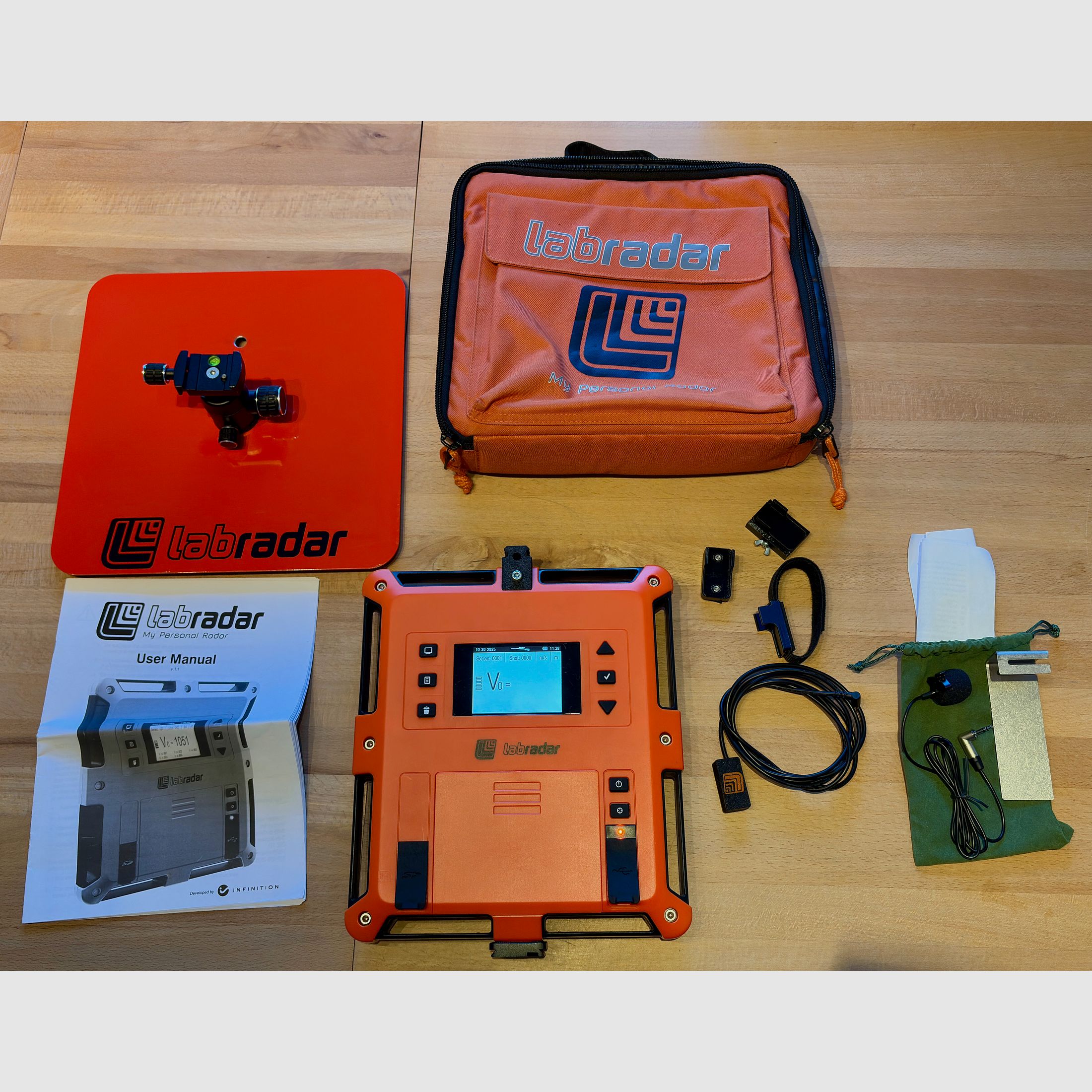 Misuratore di velocità Labradar con accessori