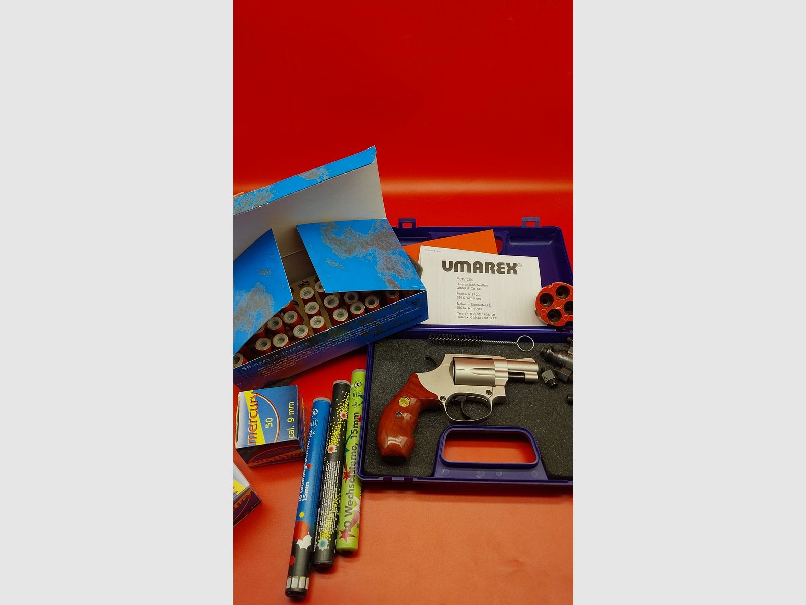 Smith & Wesson Model. Chiefs Special ca, 9mm k. PTB 503  "Neuwertige nur einmal benutzt