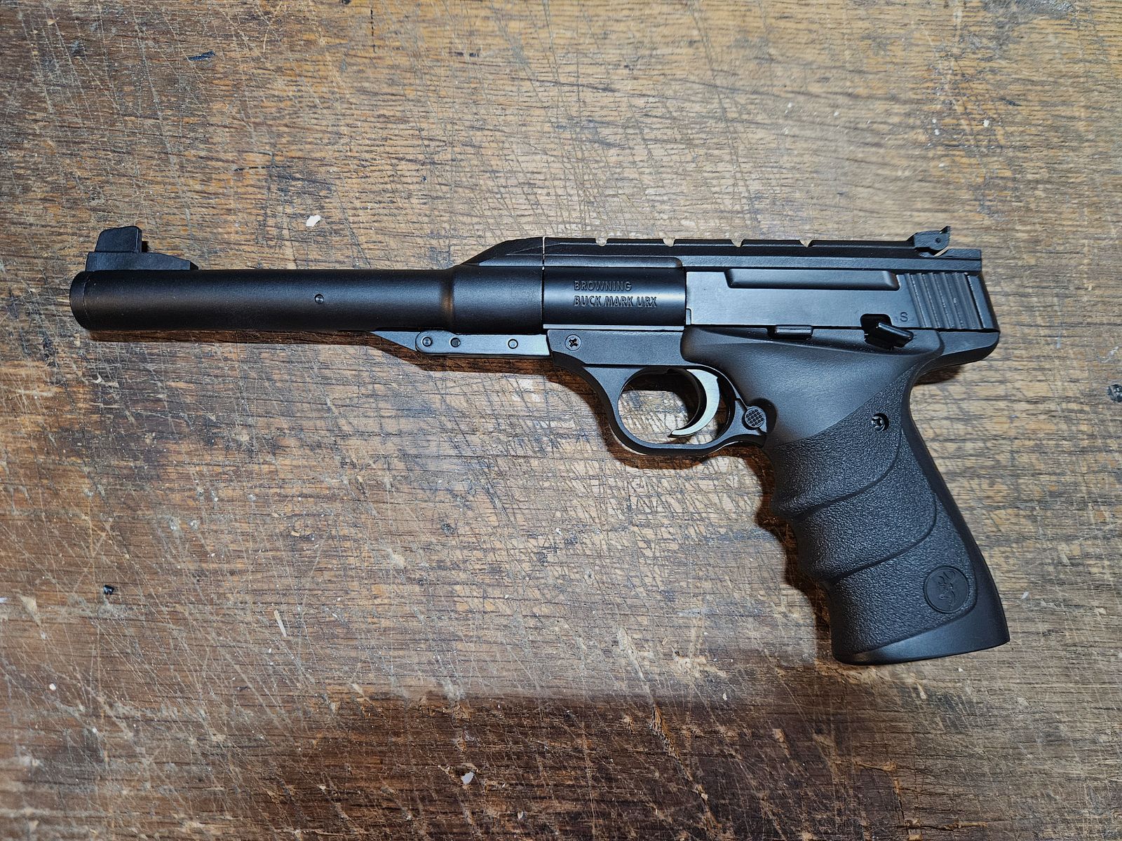 Browning Luftpistole Buck Mark URX Kaliber 4,5 mit umfangreichem Zubehör