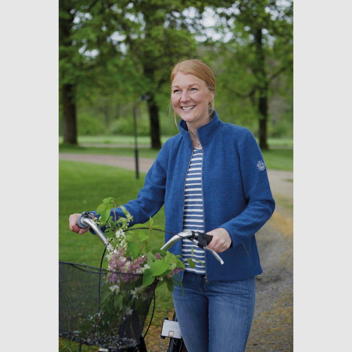 IVANHOE Bella Ful Zip Ciemny Fioletowy